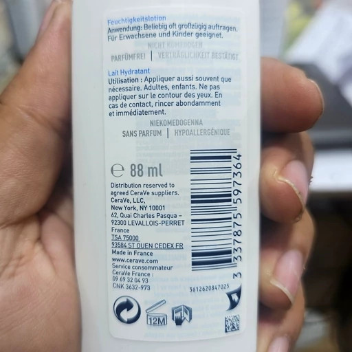CeraVe 88 Mil Deep Hydration 24-Hour Moisturizing Lotion