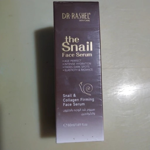 سرم صورت DR.RASHEL SKIN CARE the Snail Face Serum برای کاهش لکهای تیره و افزایش درخشندگی و شفافیت پوست