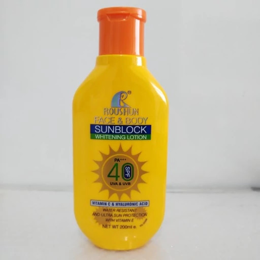 لوسیون ضد آفتاب SPF 60 مقاوم در برابر آب، سفیدکننده 200ml برای صورت و بدن