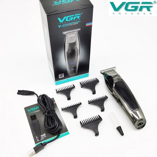 ماشین اصلاح وی جی آر VGR V-070 2کاره ریش تراش خط زن تیغه استیل ضد زنگ مقاومت رطوبت