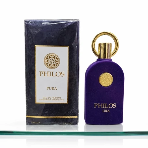 ادو پرفیوم PHILOS PURA 100ml بطری مخملی بنفش