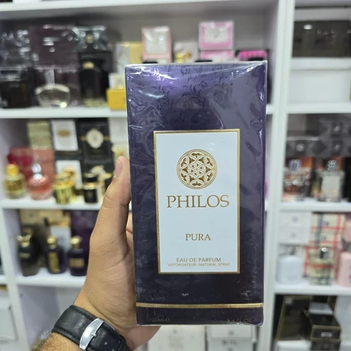 ادو پرفیوم PHILOS PURA 100ml بطری مخملی بنفش