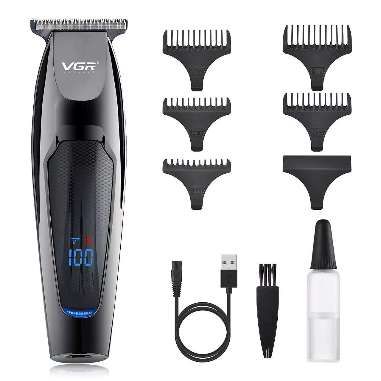 ماشین اصلاح مردانه وی جی آر VGR مدل V-070 اصلی دو سرعته (ماشین اصلاح 2کاره،ریش تراش صورت،خط زن) کیفیت بالا (نیاز به