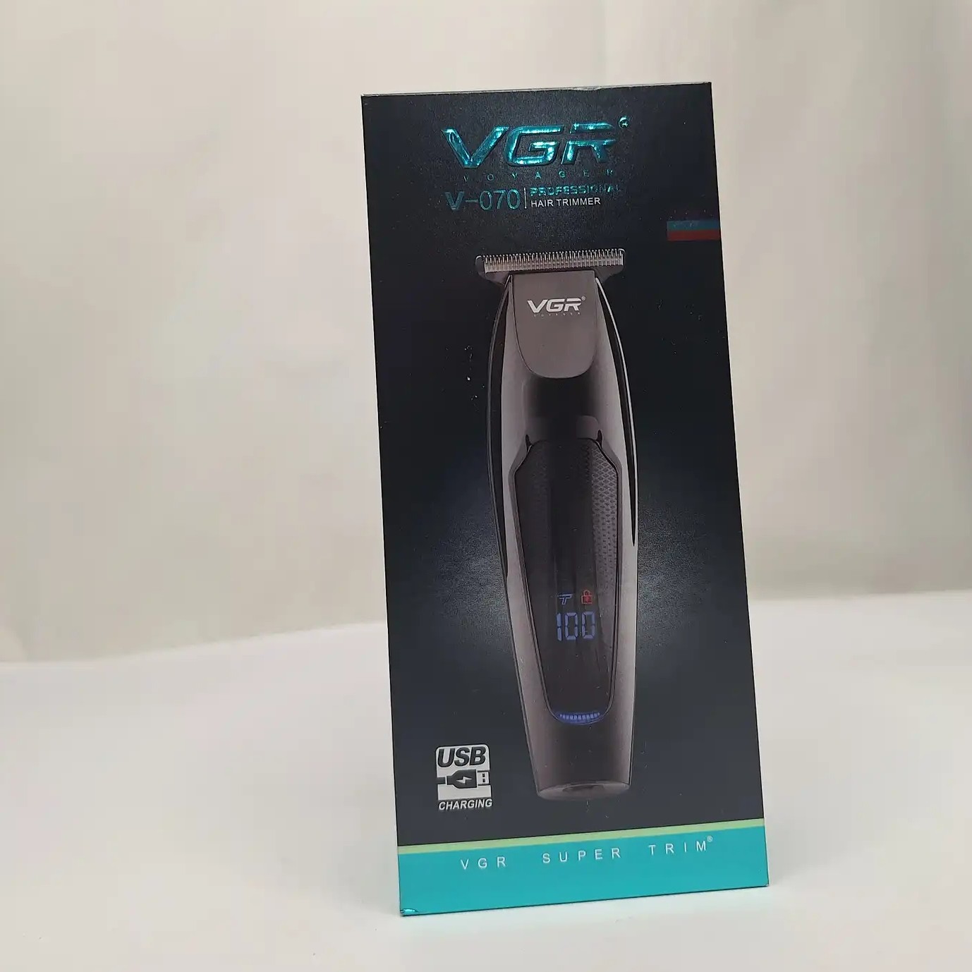 ماشین اصلاح مردانه وی جی آر VGR مدل V-070 اصلی دو سرعته (ماشین اصلاح 2کاره،ریش تراش صورت،خط زن) کیفیت بالا (نیاز به