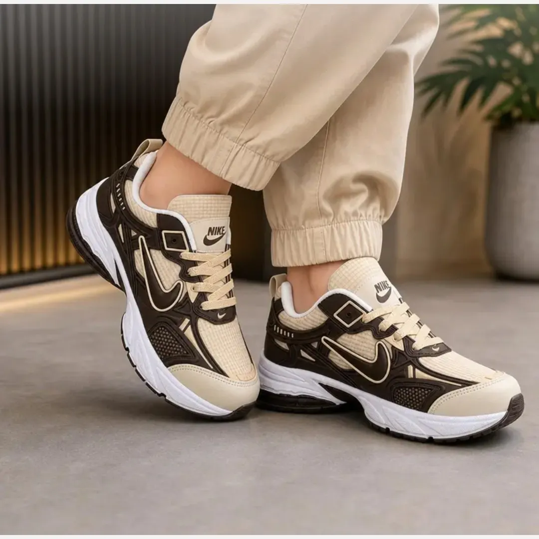 کتانی زنانه نایک مدل FIX زیره دورنگ رویه راشل مناسب پیاده روی و باشگاه سایز 37 تا 40