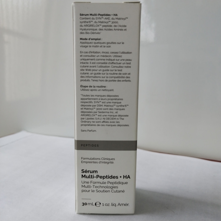 سرم The Ordinary Multi Peptide + HA ضدآسایشی، تقویت پوست و ترمیم سد