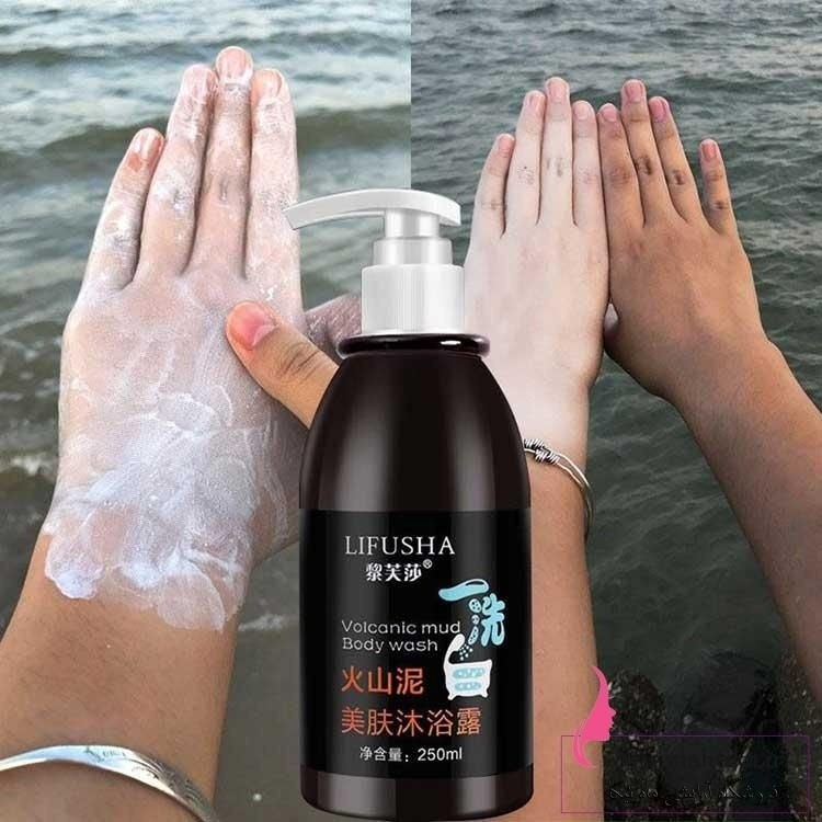 شامپو سفید کننده فوری لیفوشا 250ml بدن و صورت کنترل چربی رفع بوی نامطبوع