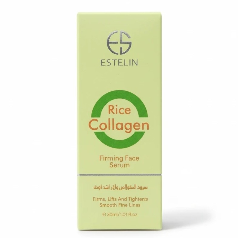 سرم سفت کننده و ضد چروک برنج و کلاژن (ESTELIN Rice Collagen Firming Face Serum) حجم 30 میل (نیاز به ویرایش)