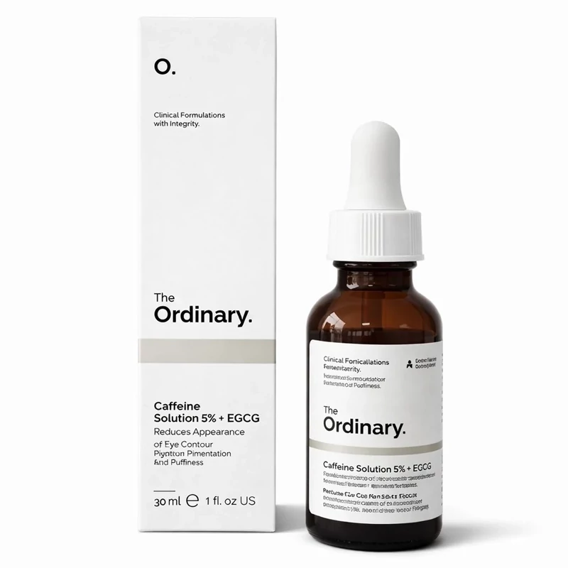 سرم دور چشم اوردینری مدل 5% Caffeine Solution حجم 30 میل اصل - کاهش پف و تیرگی پوست