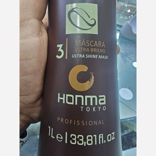 ماسک تثبیت مو هونما شماره 3 حجم 1000 میلی لیتر اورجینال برزیلی