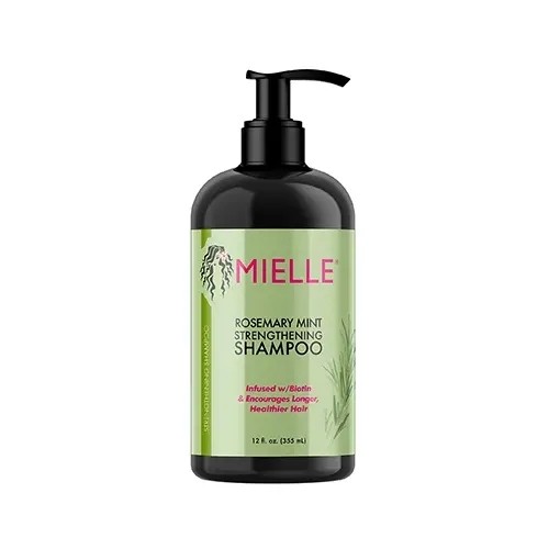 شامپو رزماری و نعناع Mielle تقویت کننده و ضد ریزش مو ارگانیک 355 میلی لیتر با بیوتین