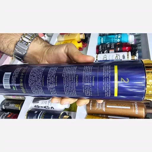 نانو کراتین مو سکرت سرمهای 1000 میلیلیتر | صافی و ترمیم حرفهای موهای دکلره و آسیبدیده