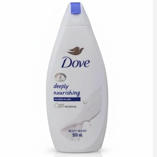 شامپو بدن آبی داو 500 میل Gentle Exfoliating لایه بردار آبرسان