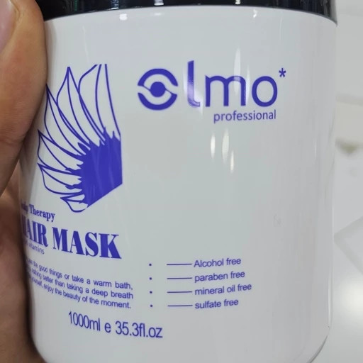 ماسک مو Olmo Professional Scalp Therapy 1000ml - ترمیم عمیق، آبرسانی و تغذیه با کراتین، نارگیل و مولتی ویتامین