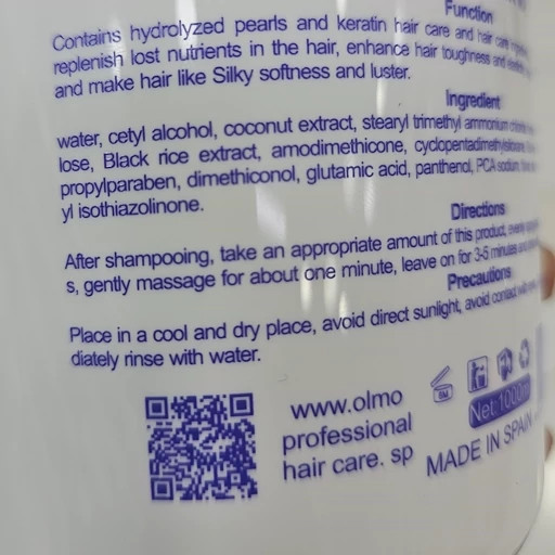ماسک مو Olmo Professional Scalp Therapy 1000ml - ترمیم عمیق، آبرسانی و تغذیه با کراتین، نارگیل و مولتی ویتامین
