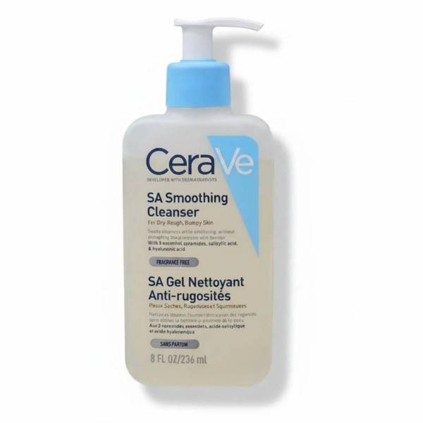 CeraVe SA Smoothing Cleanser ژل شستشوی صورت و بدن پوست خشک 236 میلیلیتر