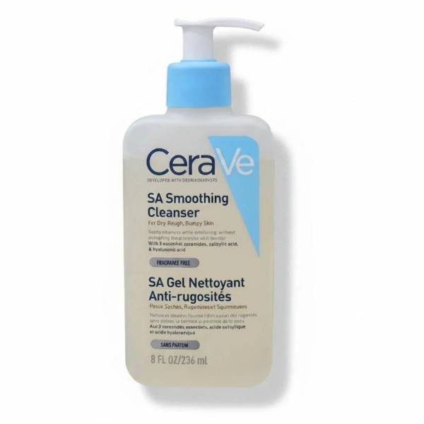 CeraVe SA Smoothing Cleanser ژل شستشوی صورت و بدن پوست خشک 236 میلیلیتر