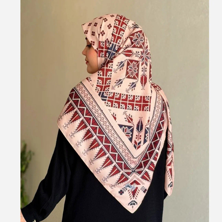 روسری نخ کاستوم طرح سما سایز 140