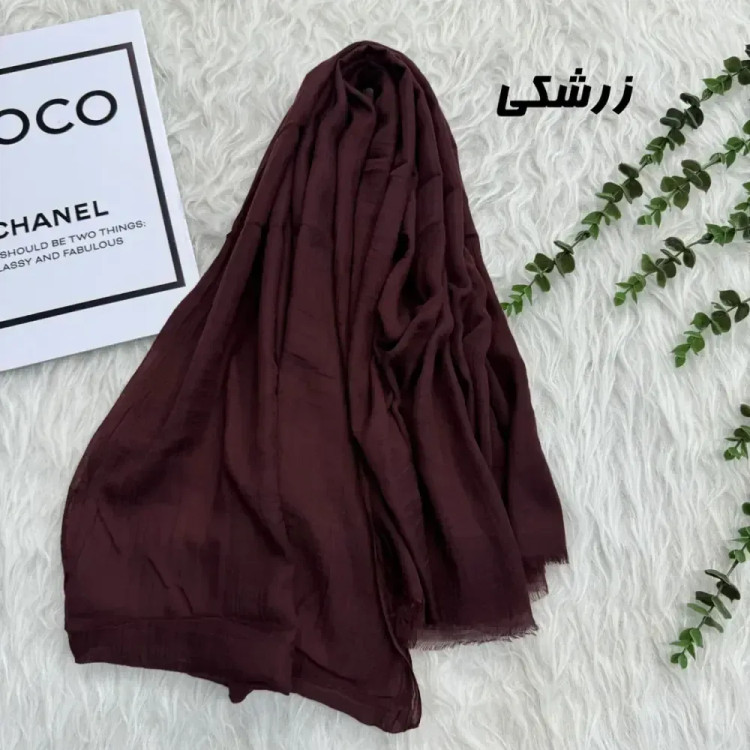 شال سوپرنخ وارداتی مشکی قواره 2000 در 98 سانتیمتر