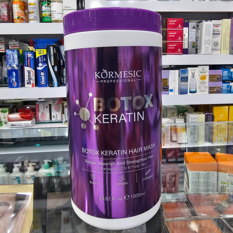 ماسک موی بوتاکس کراتین کورمسیک (Kormesic) – کاهش وز، ترمیم و آبرسانی عمیق