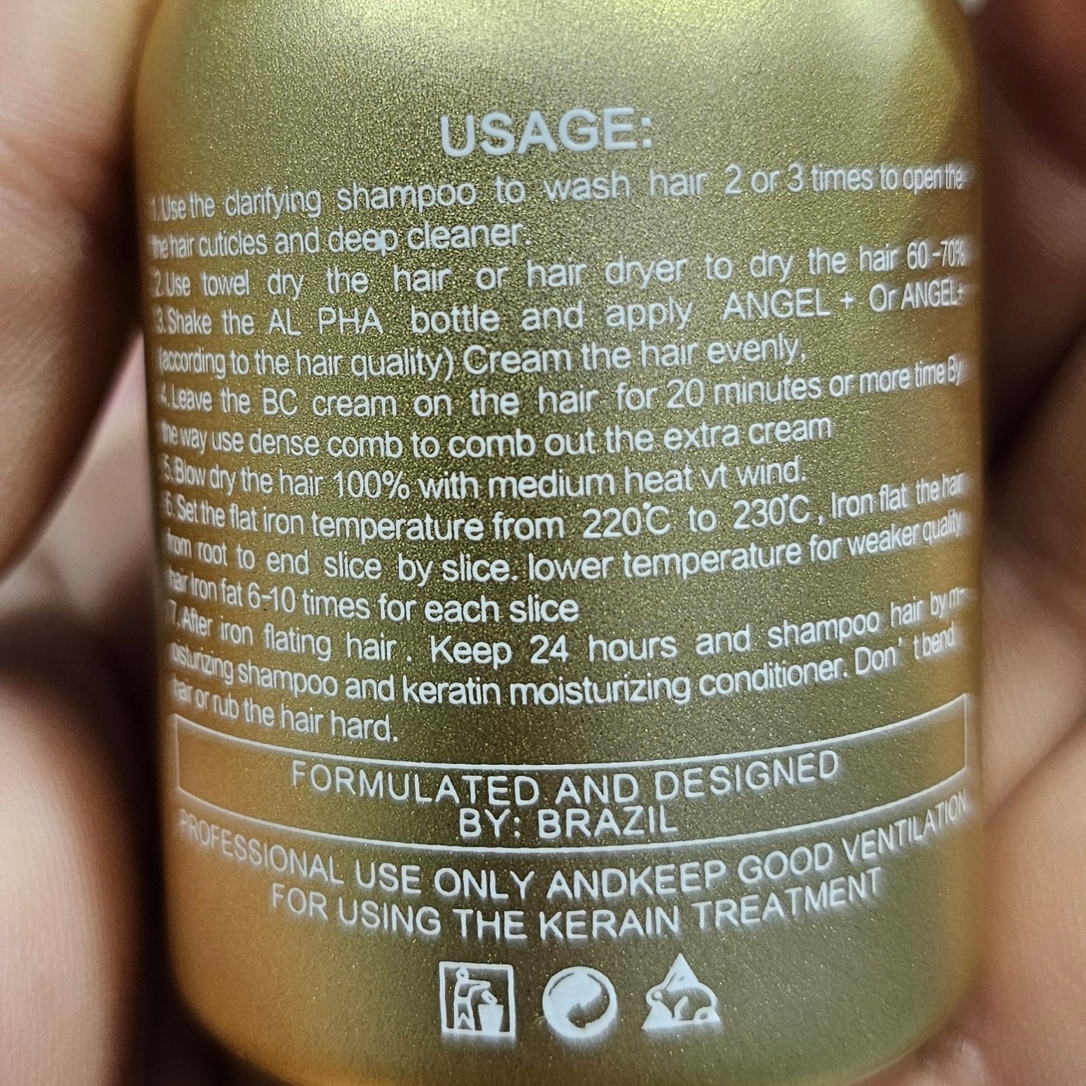 کوکتل براقکننده Angel Super Shine 50ml – افزایش براقیت آینهای مو و تقویت کراتین/بوتاکس
