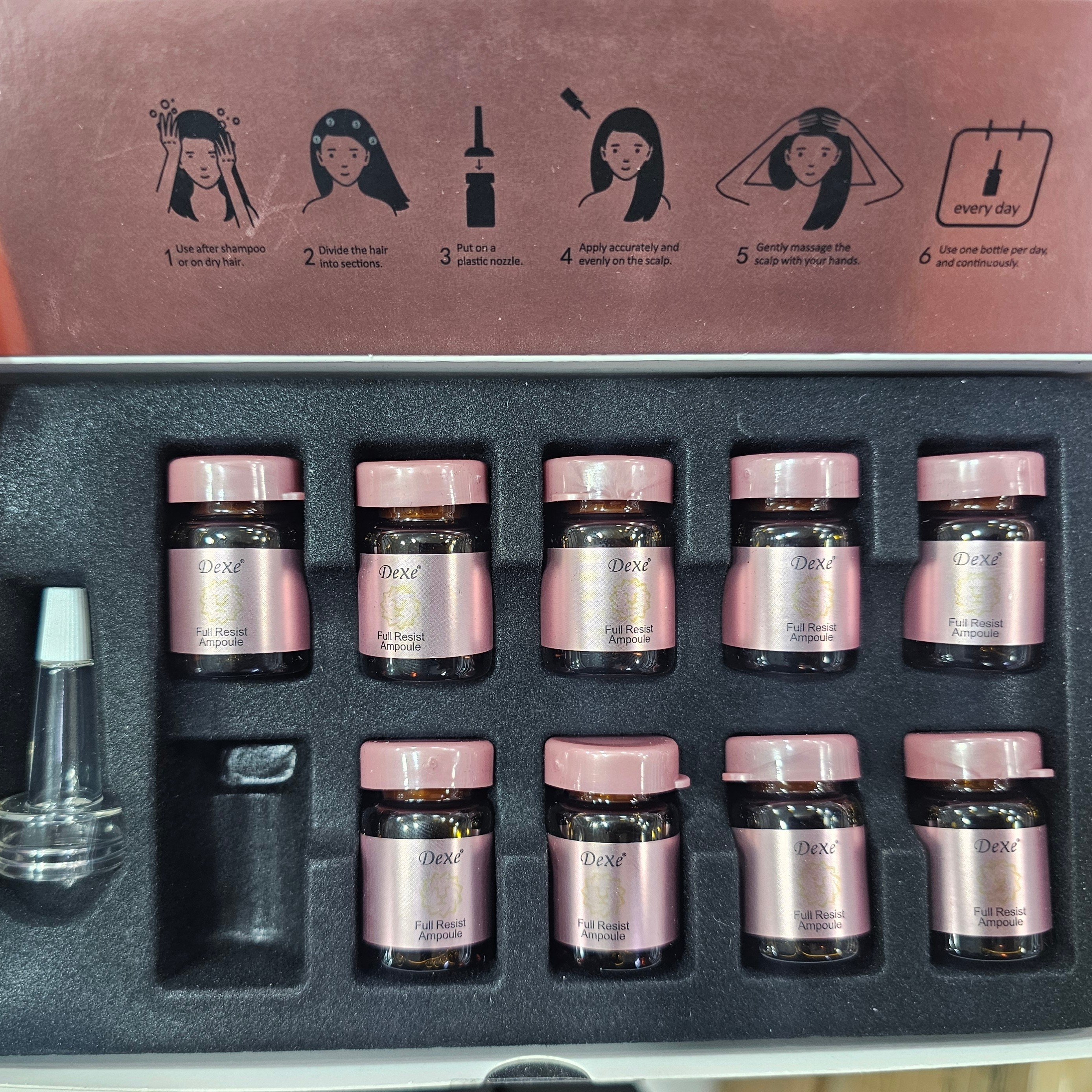 لوسیون ضد ریزش مو دکسی 10 آمپول 6 ml – تقویت ریشه و مقابله با طاسی سر