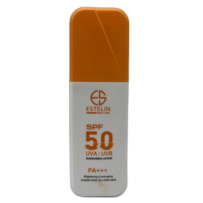 لوسیون ضد آفتاب بدون رنگ استیلن SPF 50 مدل فوق مرطوب کننده، محافظ UVA ،UVB و +++PA مناسب برای انواع پوست حجم 75