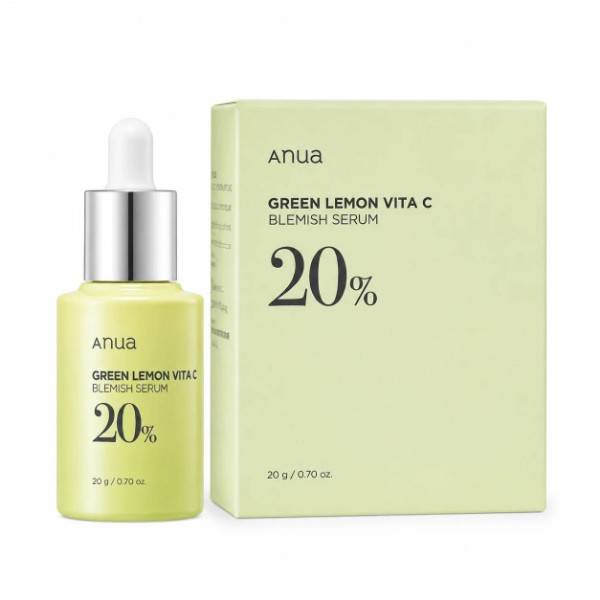 سرم ضد لک ویتامین C لیمو سبز ANUA Green Lemon 20 گرم – آبرسانی، روشنسازی و حمایت از پوست