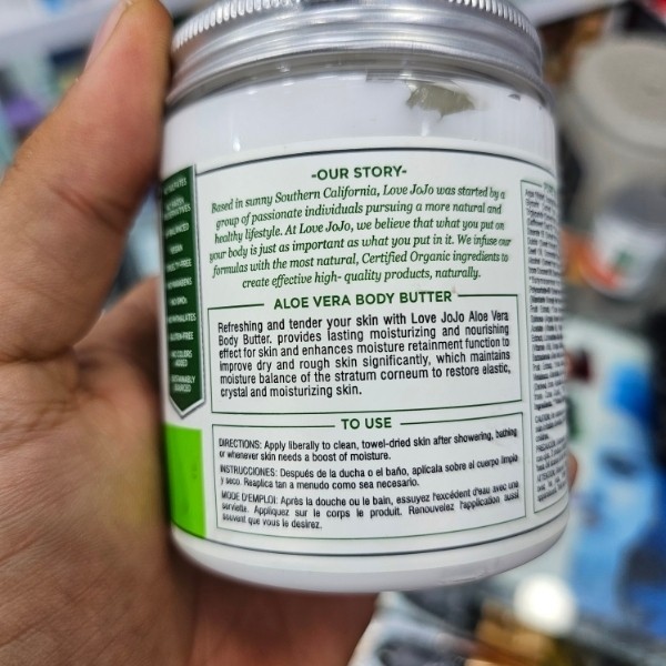 کره بدن آلوئهورا لاو جوجو اورجینال 258 ml – آبرسانی عمیق، مرطوبکننده و جوانساز