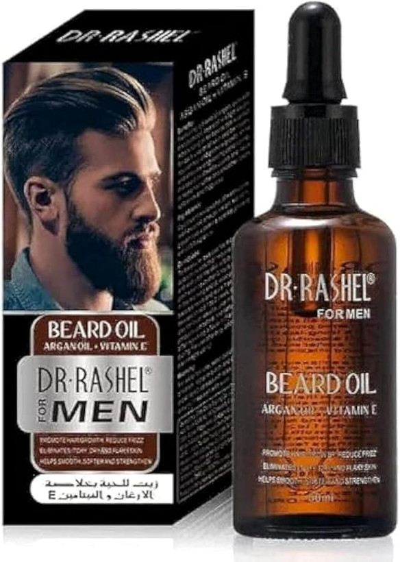روغن ریش دکتر راشل مدل آرگان و ویتامین E حجم 50 میلی لیتر