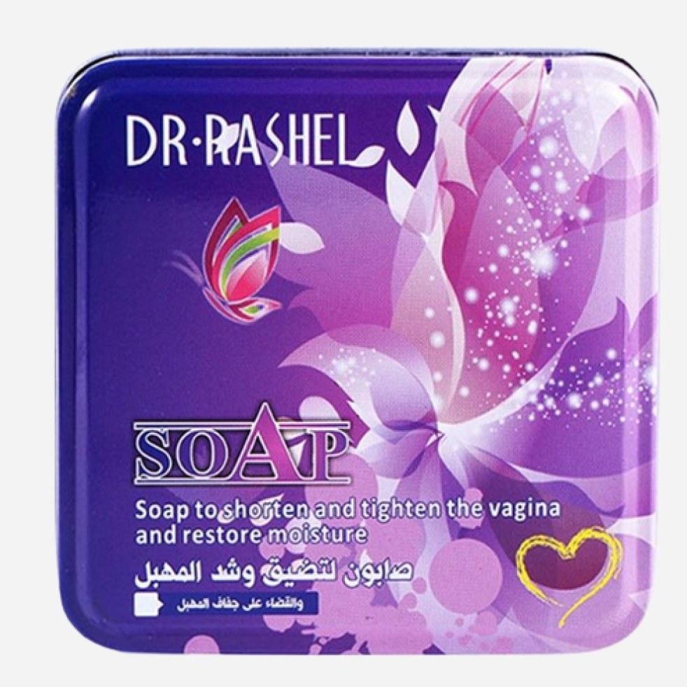 صابون تنگ کننده و ضد عفونی و سفید کننده بانوان دکترراشل 100 گرم DR.RASHEL Shorten and Tighten Vagina