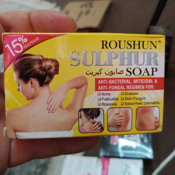 صابون گوگرد روشان (کبریت سولفور) 100 گرمی (Roushan)