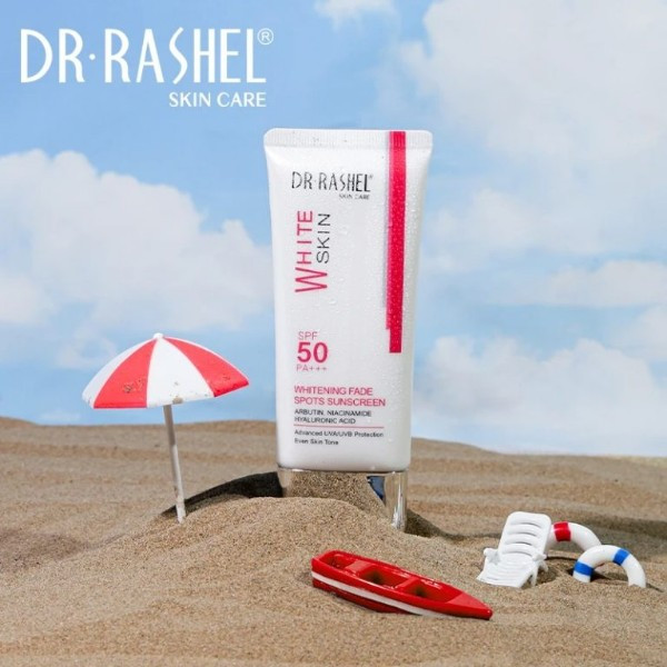 ضد آفتاب سفید کننده و ضد لک وایت اسکین دکتر راشل SPF50