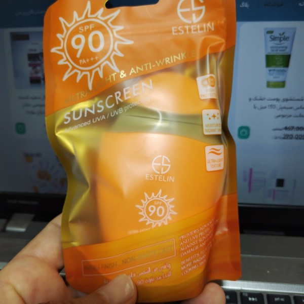 ضدآفتاب استلین ضدچروک فوق سبک spf90 +++PA