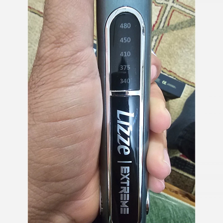 اتو مو لیز دوشاخ 10 آمپر برند لیز مدل Lizze Extreme، اتو مو حرفهای مخصوص کراتین و تراپی