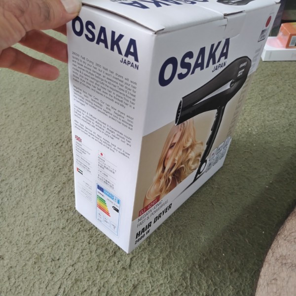 سشوار حرفه ای سالنی اوزاکا (Osaka) مدل OJ-4241 موتور قدرتمند 2800 وات با فناوری یونیک (اصلی)