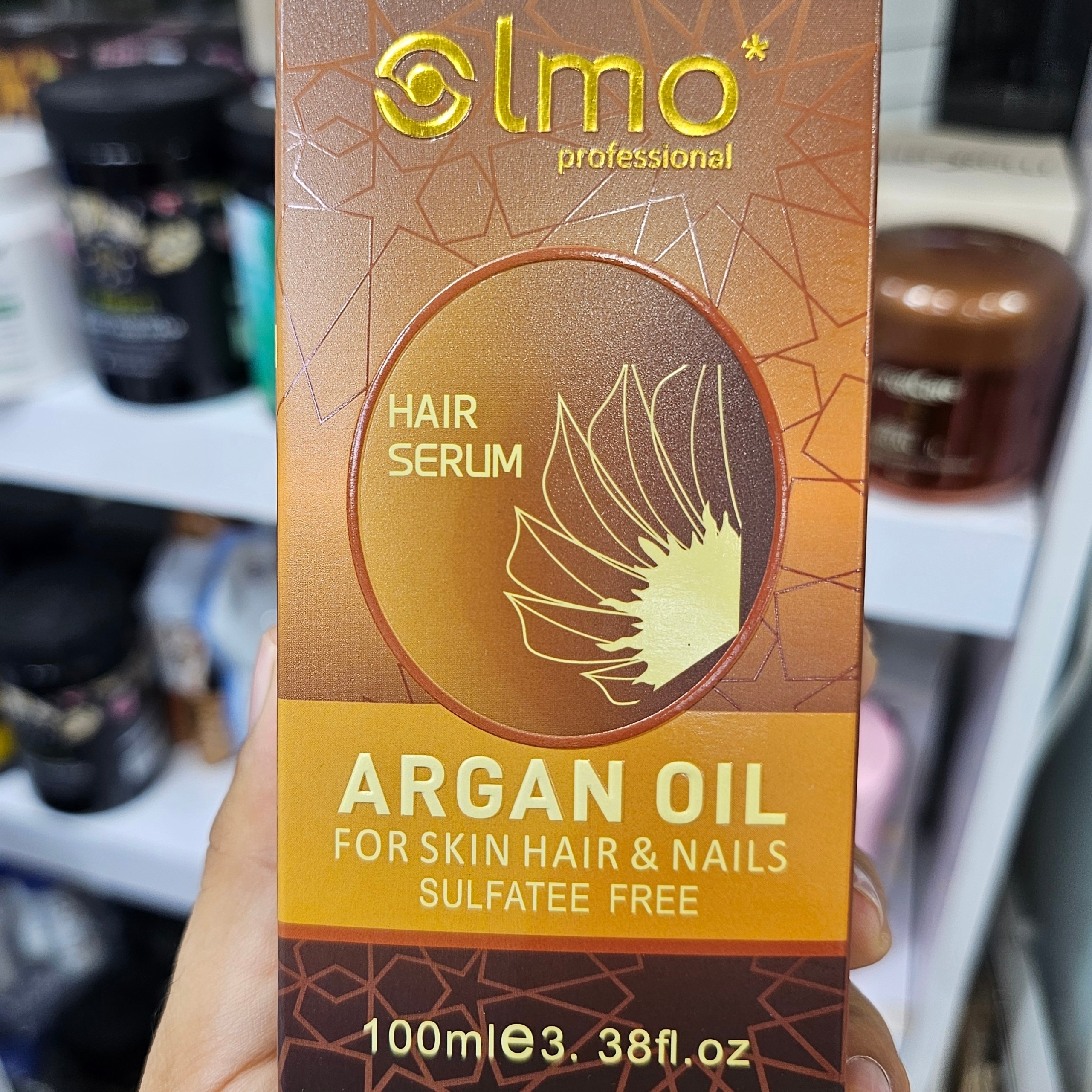 سرم مو آرگان اولمو اسپانیایی اورجینال 100 میل تغذیه فوق العاده مو نفوذ عمیق به ساقه مو برای
