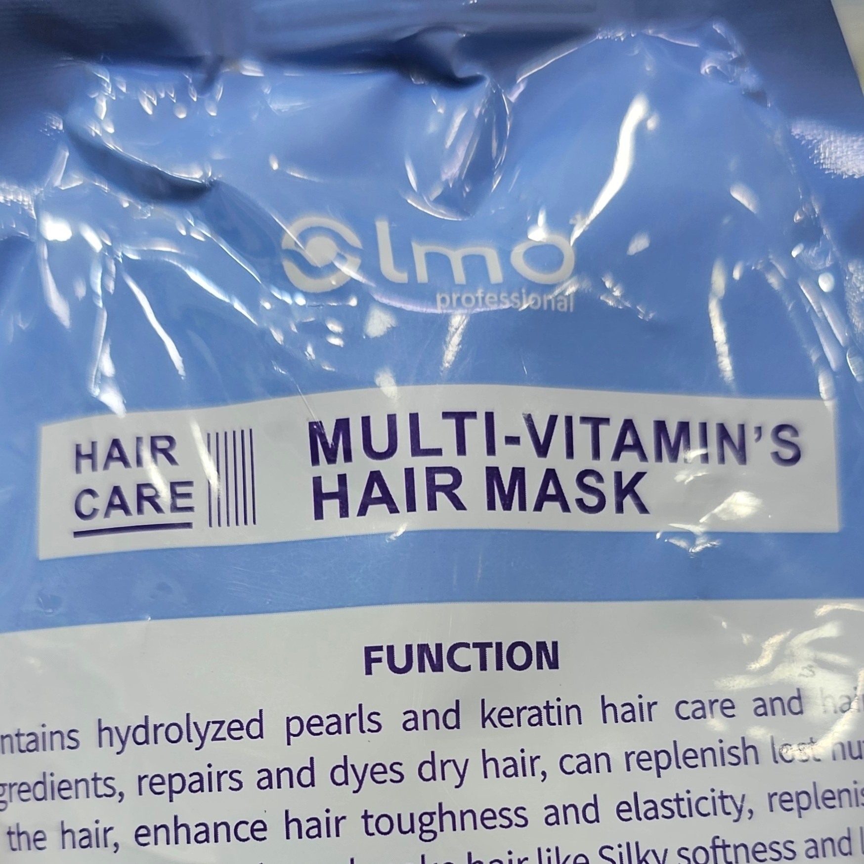 ماسک مو اولمو اسپانیایی اورجینال (Olmo) مدل Multi-Vitamin حجم 500 میلی لیتر دارای پلکس درمانی مو