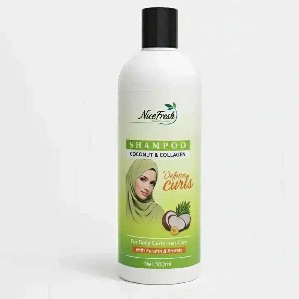 شامپو مخصوص مو فر نایس فرش ایتالیایی بدون سولفات و بدون پارابن رایحه نارگیل و کراتین