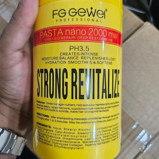 ماسک مو پاستا زرد 900 میل پمپی ترمیم کننده و احیا کننده مو های آسیب دیده و آبرسانی و احیا 100 درصد مو بدون سولفات