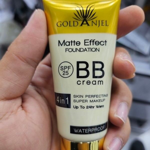 کرم بی بی(BB) گلد آنجل اورجینال حجم 60 میل ماندگاری 24 ساعته و ضد آب بافت سبک حاوی SPF25 مخصوص انواع پوست