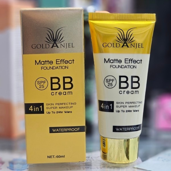 کرم بی بی(BB) گلد آنجل اورجینال حجم 60 میل ماندگاری 24 ساعته و ضد آب بافت سبک حاوی SPF25 مخصوص انواع پوست