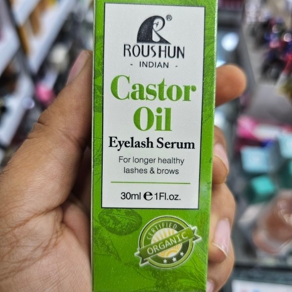 تقویت مژه و ابرو روشان 30 میل عصاره روغن کرچک 100 درصد
