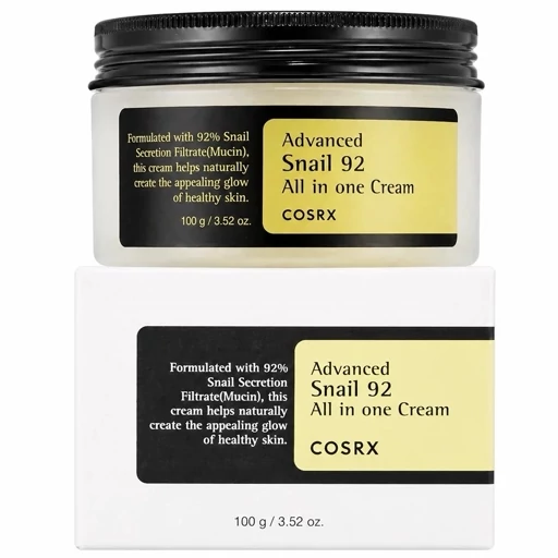 کرم حلزون کوزارکس 92 درصد اورجینال به ضمانت COSRX Advanced Snail 92 All in One Cream آبرسانی و ترمیم عمیق و تقویت پوست
