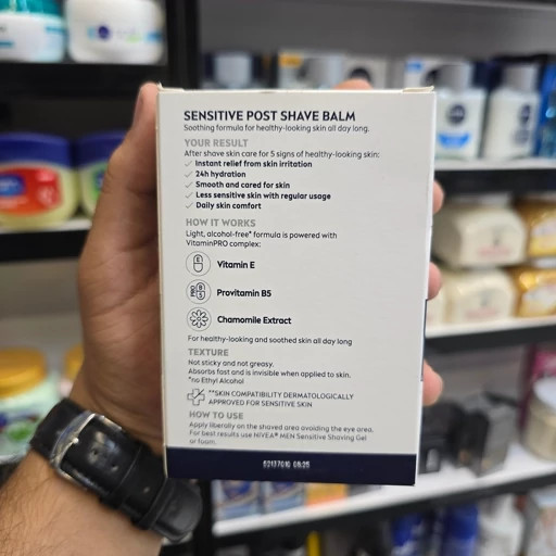 افترشیو نیوآ مردانه مدل Sensitive Post Shave Balm حجم 100 میل