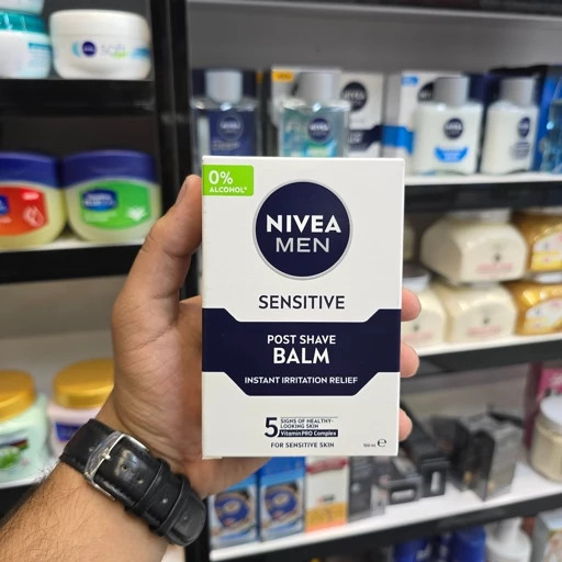 افترشیو نیوآ مردانه مدل Sensitive Post Shave Balm حجم 100 میل