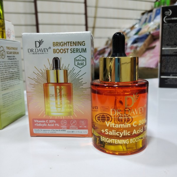 سرم تقویت و روشن کننده پوست دکتر دیوی اصلی به ضمانت مرجوعی Dr. Davey Brightening Boost Serum