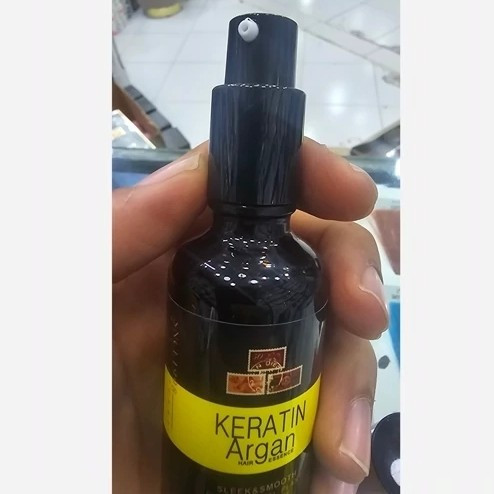 روغن آرگان و کراتین مو آرمامه تقویت کننده و ضد وزی و موخوره، 70 تا 80 درصد صافی موها