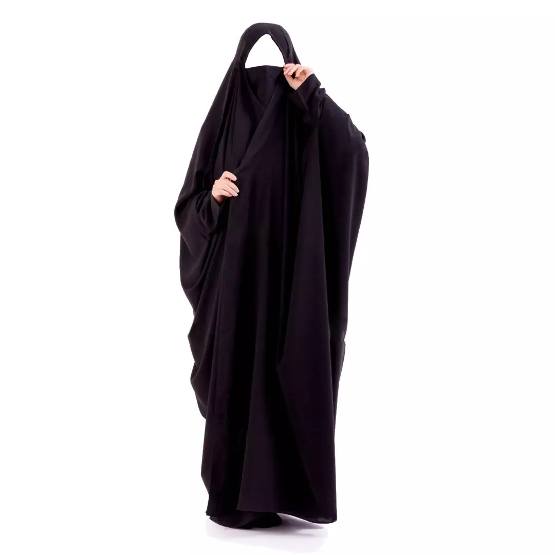 چادر مشکی بزرگسال مدل بحرینی درجه 1 کره ای حریراسود مات برند خدمتگزاران(701570) - 170