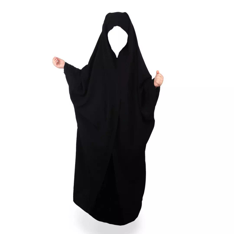 چادر مشکی نوجوان مدل دانشجویی مچ دار درجه 1 کره ای حریراسود مات برند خدمتگزاران(701525) - 130